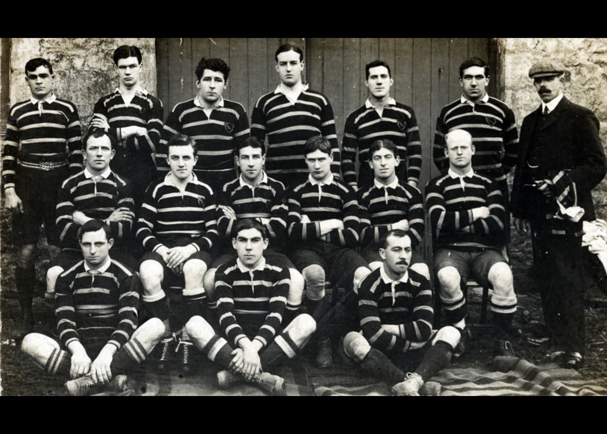 Cornwall Rugby Union County Team in 1908