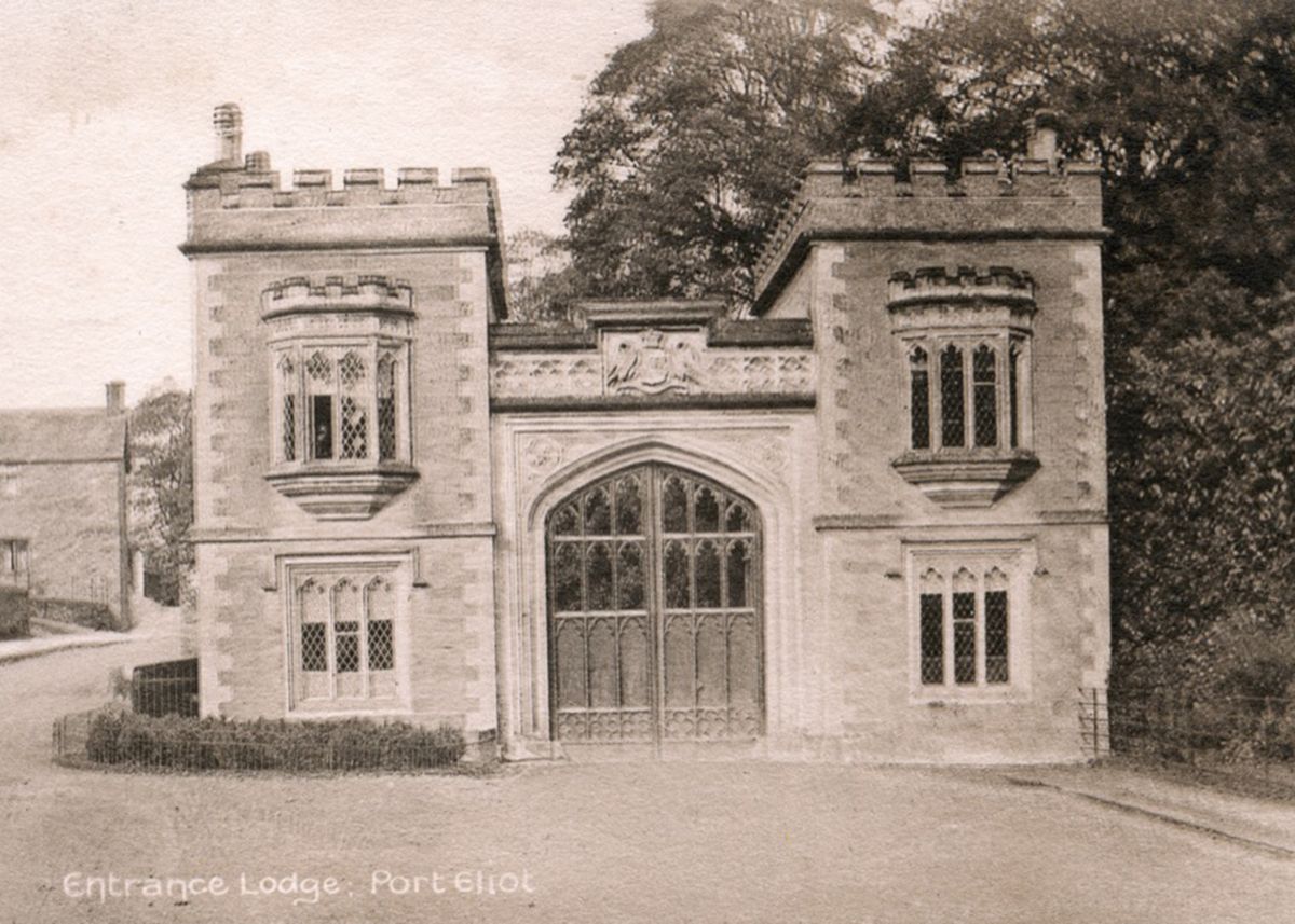 The Lodge House at Port Eliot, home of the Earl of St Germans