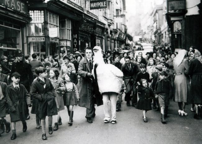 Redruth Christmas pantomime of Mother Goose in 1955