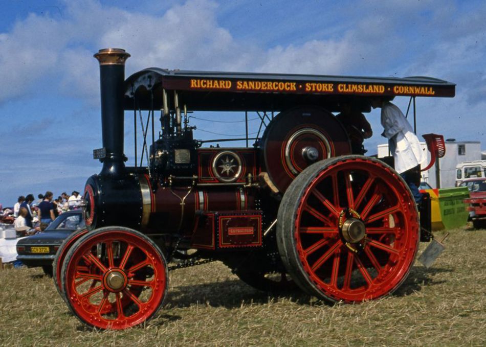 1924 Burrell 11.5 tons Road Locomotive at St Agnes Steam Rally