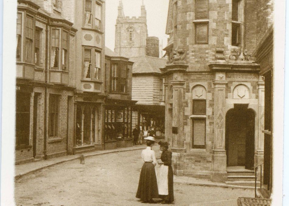 Fore Street, St Columb Major, in 1901