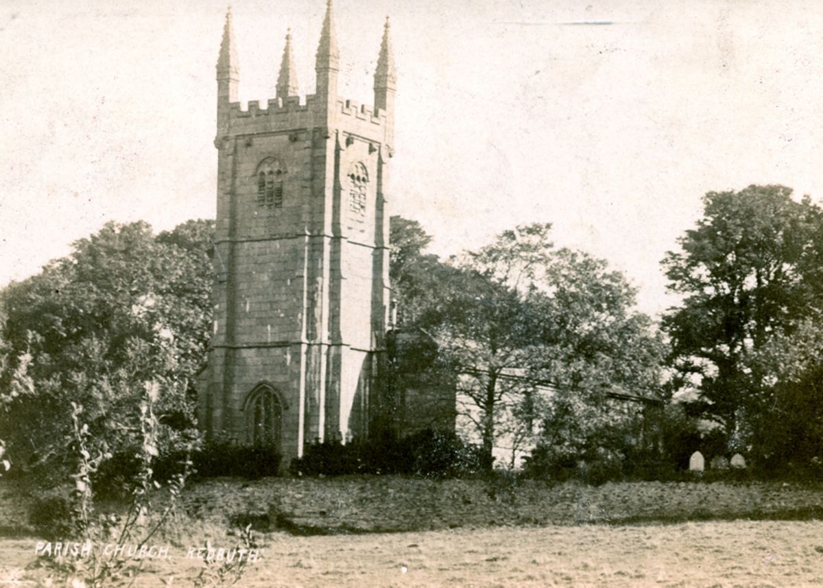 St Euny Church in Redruth in 1905