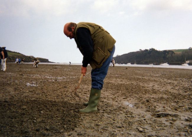 Trigging at Helford Passage in 2002
