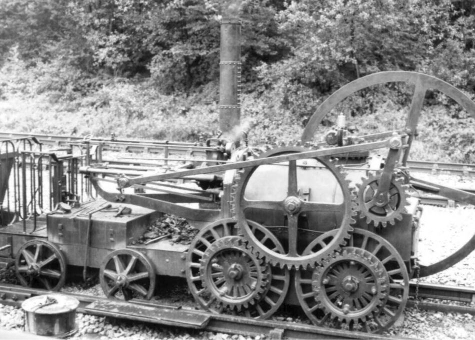 Reconstruction of Richard Trevithick's Coalbrookdale locomotive