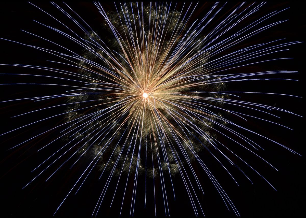 Fireworks display on New Year's Eve