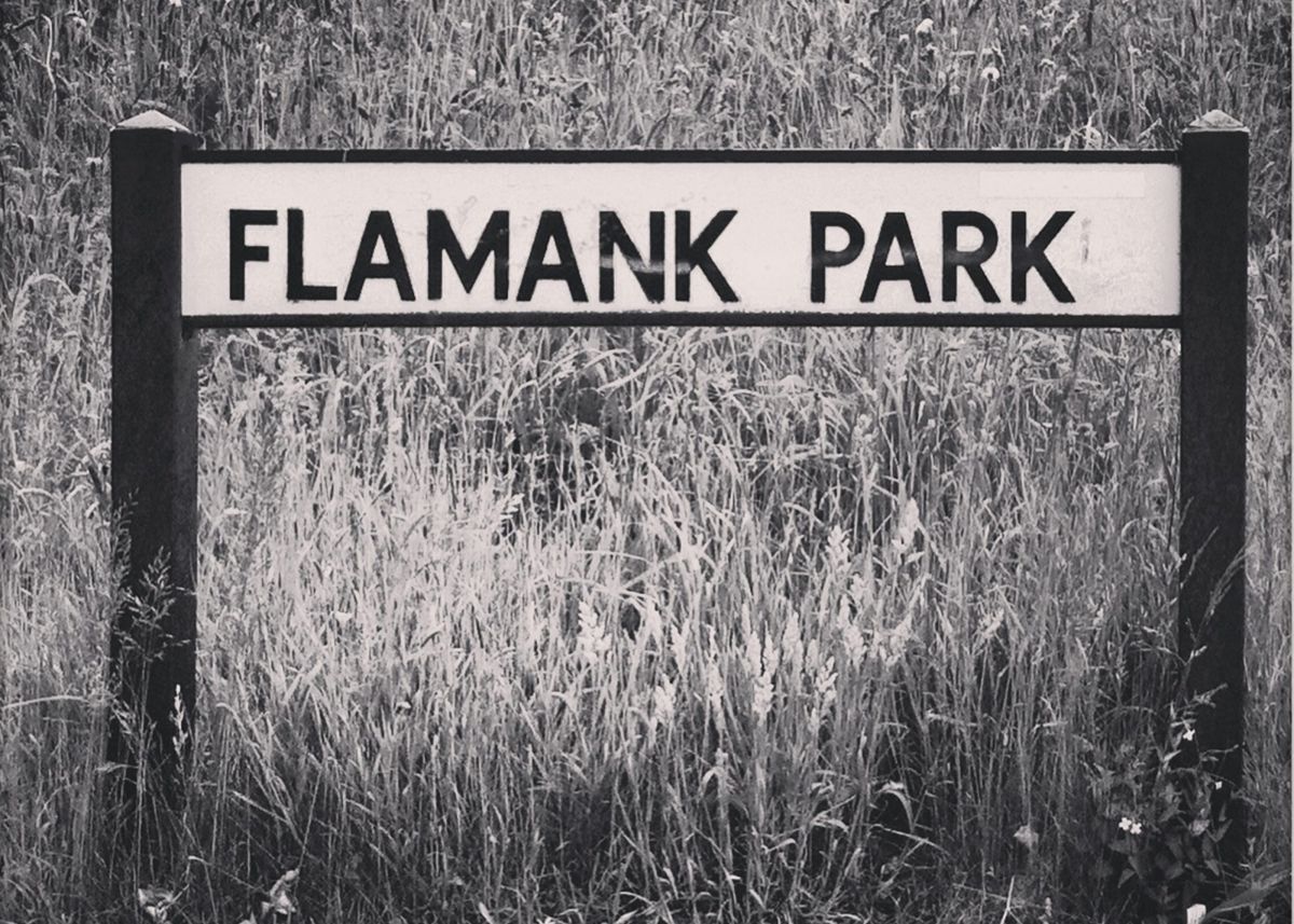 Photograph of Flamank Park street sign