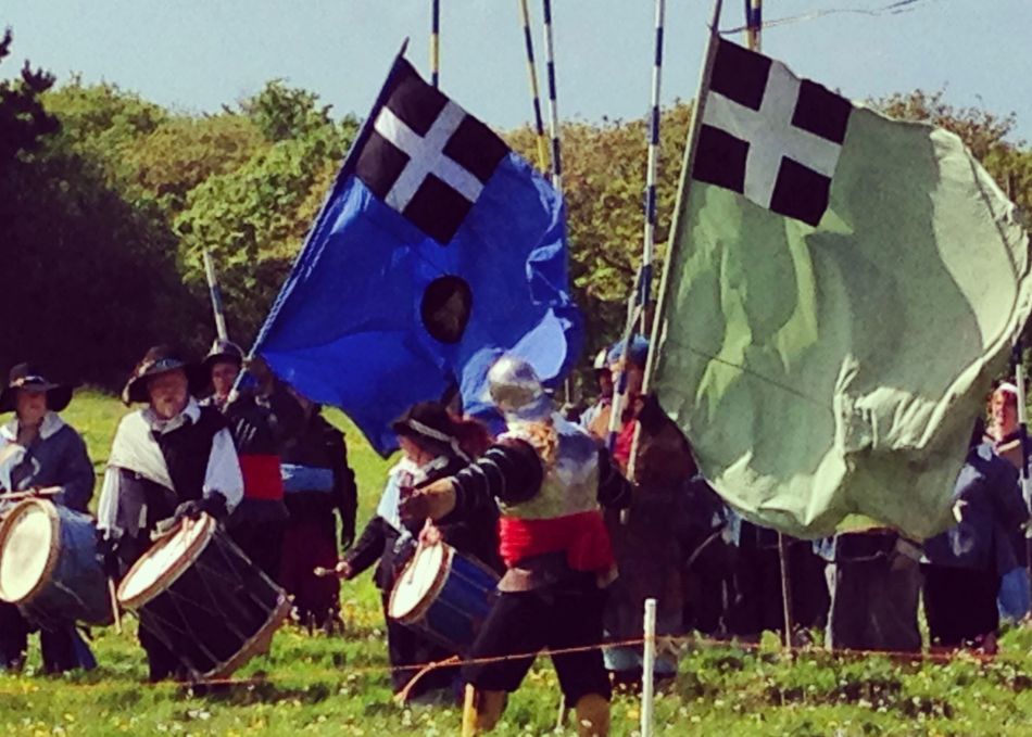 Civil War re-enactment in Cornwall