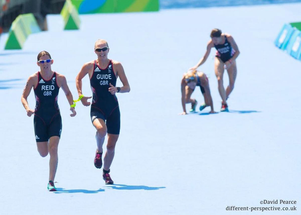 Melissa Reid at Rio 2016 with Nicole Walters